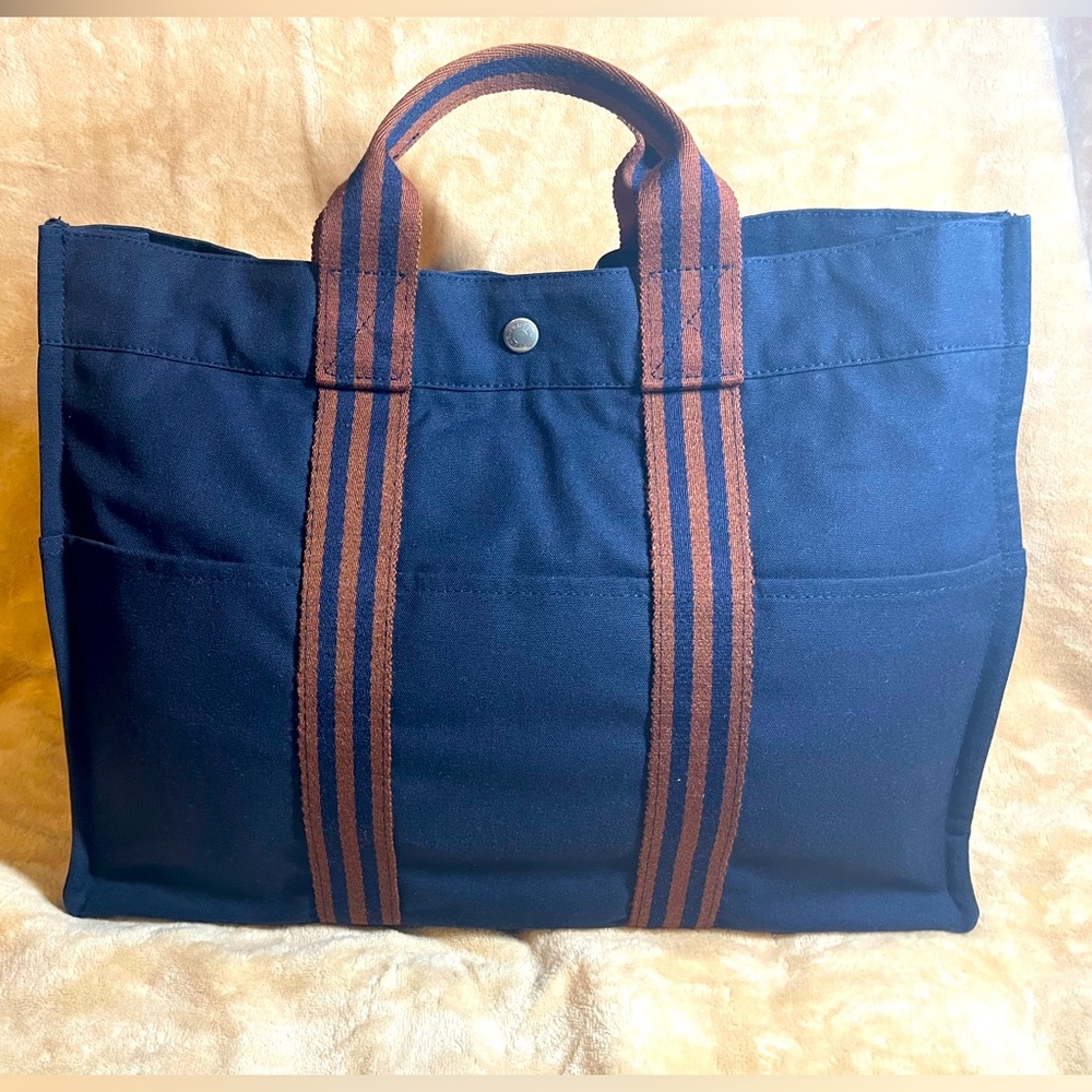 Hermes Canvas tote bag